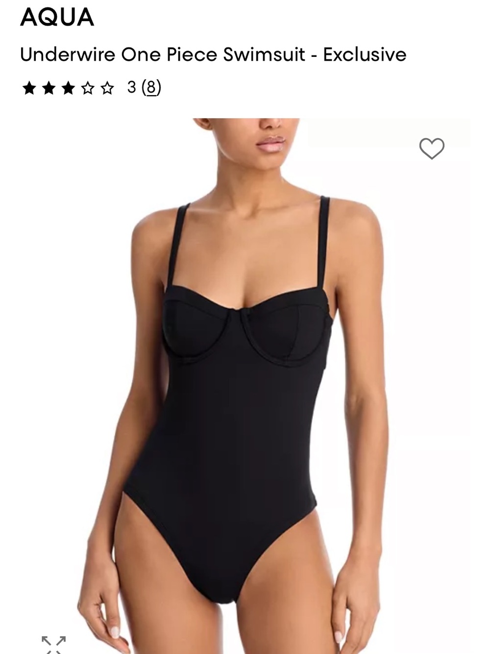 Aqua Black Swimwear